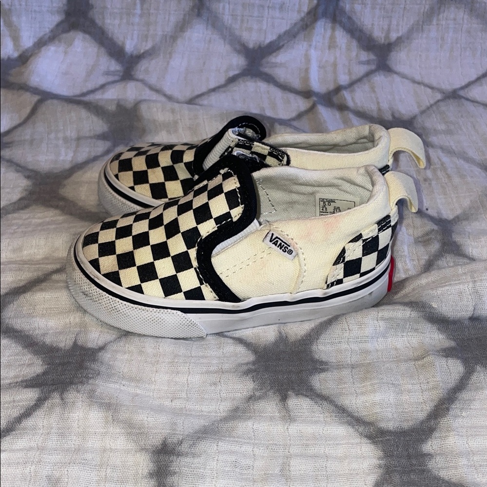 Vans Toddler Checkered Slip-On Sneakers